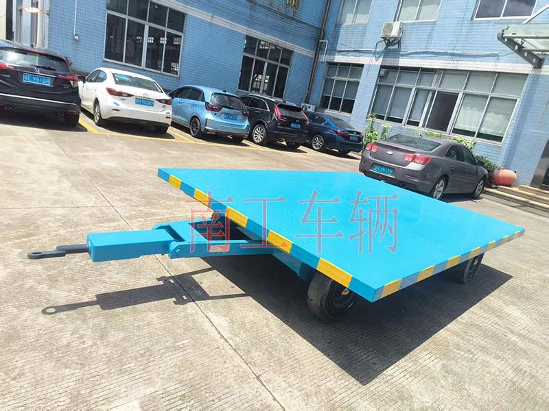5吨牵引平板拖车 工业全挂拖车